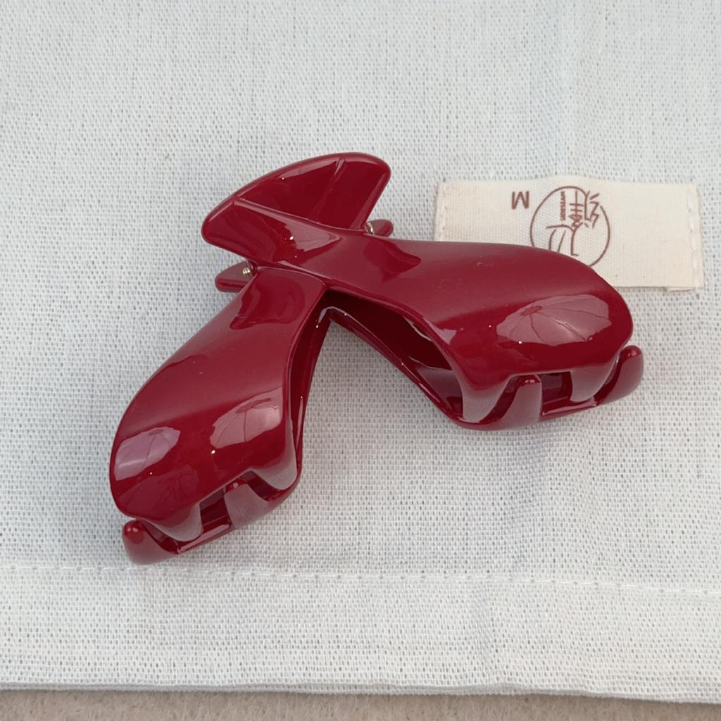 New Year Red Series Heart Butterfly Hair Accessories Star Shape Shark Clip Updo Pin Hair Claw Christmas Party Crab Hair Pins