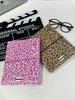 Dosar Notebook Y2K A5 cu Imprimeu Leopard, Album Foto Trendy pentru Fotografii Instax, Carduri de Identitate, Idee Cadou pentru Fani Colecție K-Pop