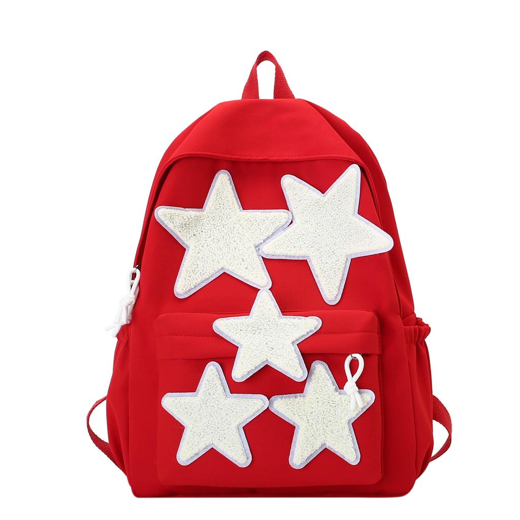 Japanese Cute Girl's New Large Capacity Star Backpack Ins Versatile College School Backpack for Girls High School Backpack