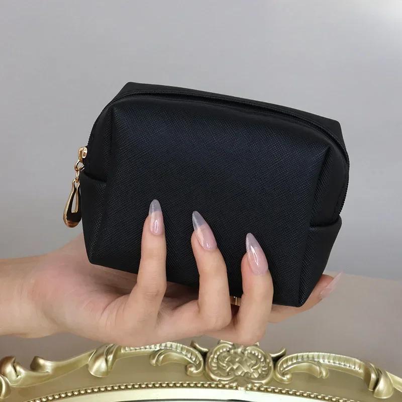 

Mini Women s Cosmetic Bags Mini Beautiful Jewelry Bags Fashion Storage Bags Outdoor Convenient Portable Travel Cosmetic Bag чёрный
