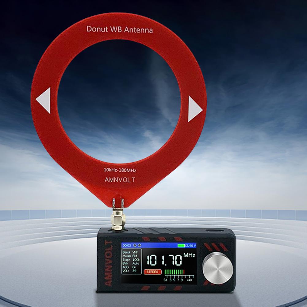 SI4732 0.5-108mhz LSB USB AM FM FM/AM Radio 1.9inch IPS Screen Mini Pocket Radio with Antenna Portable Radio
