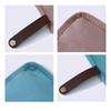 Travel Jewelry Case For Bracelets Earrings And Necklaces Lightweight Foldable Fabric Construction Organizer
