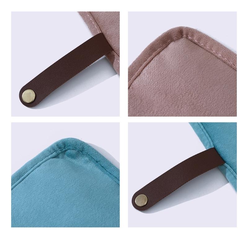 Travel Jewelry Case For Bracelets Earrings And Necklaces Lightweight Foldable Fabric Construction Organizer
