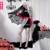 Halloween Adult Costume Movie 101 Loyal Dog Costume Black and White Witch Kuila Dress