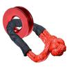 Recovery Snatch Ring Block Pulley 41000lbs w/ Soft Shackle Tow Winch Rope Strap