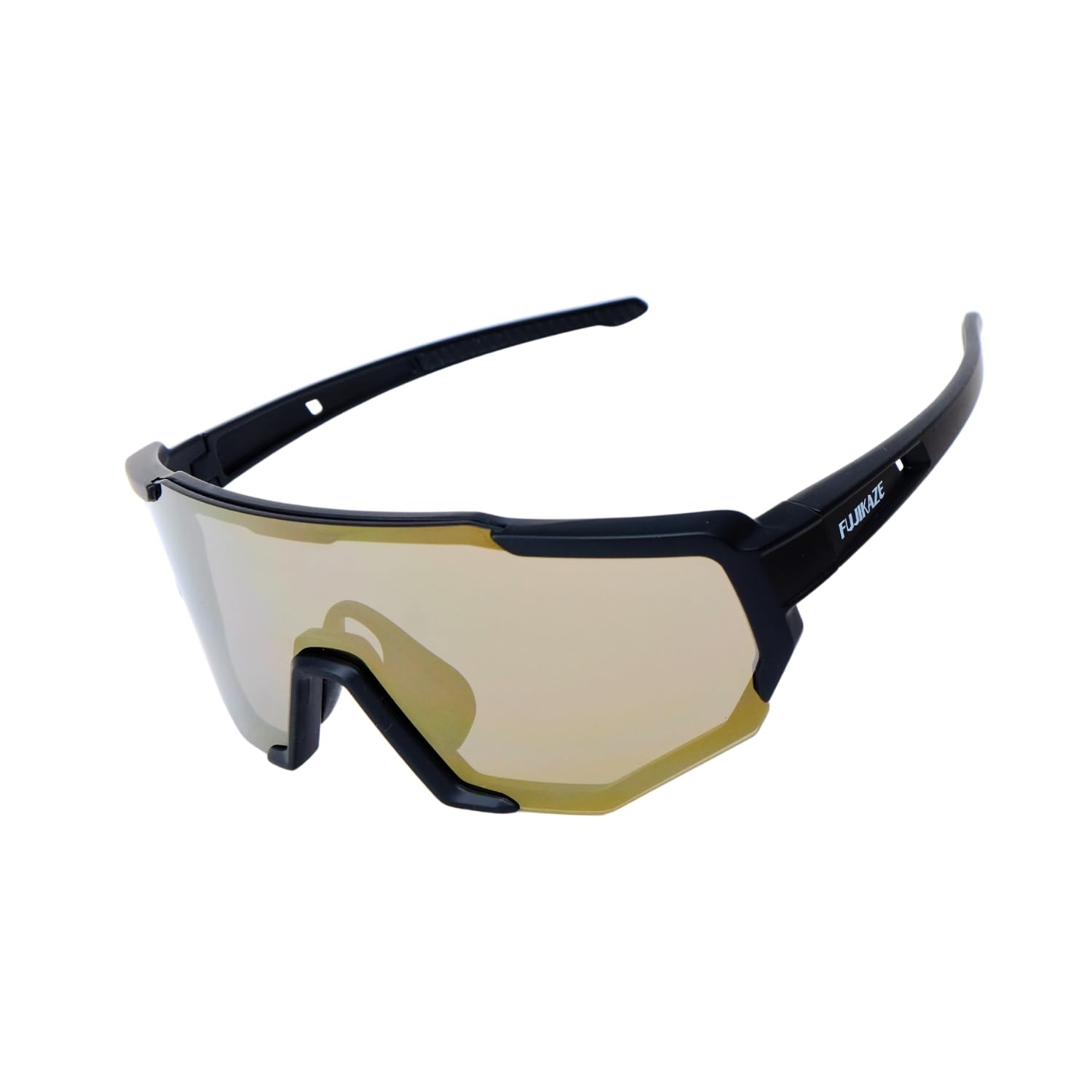 

Sports Exercise UV Includes Polarized For Trail 4 Interchangeable Ultra Stays In Includes Storage Case [FUJIKAZE] Sunglasses, Sunglasses, UV400, 99% золотий