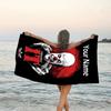 1pc Pennywise1 Beach Towel with Custom Name, Beach/Swimming/Bath/Picnic/Camping Towel, Suitable for Seaside Beaches