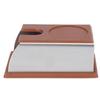 Coffee Tamper Stand Non Slip Coffee Powder Corner Tamping Mat Pad Tools Accessory(Coffee )