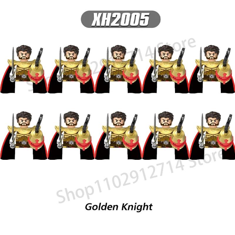 10Pcs/Set Historical Medieval Sparta Heroes Crusader Roman Soldiers Building Blocks Military Action Figures Bricks Toys For Kids