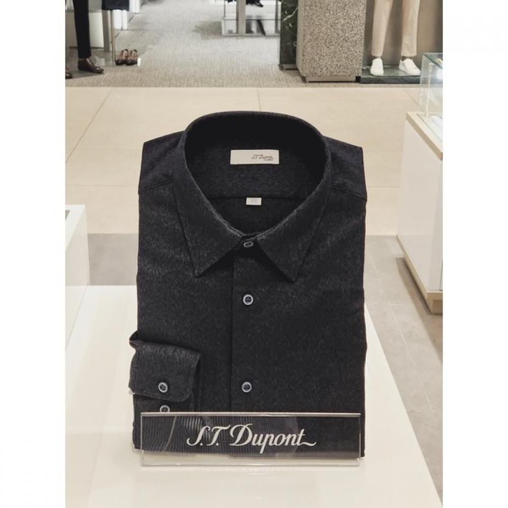 S.t. Dupont Fleece Slim Fit Long Sleeve Shirt Se4fm21ls282sny 95