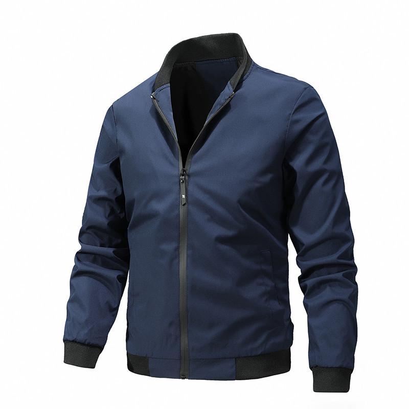 Lässige Herren-Frühlingsjacke – Jugend-Oberbekleidung für einen modernen Look