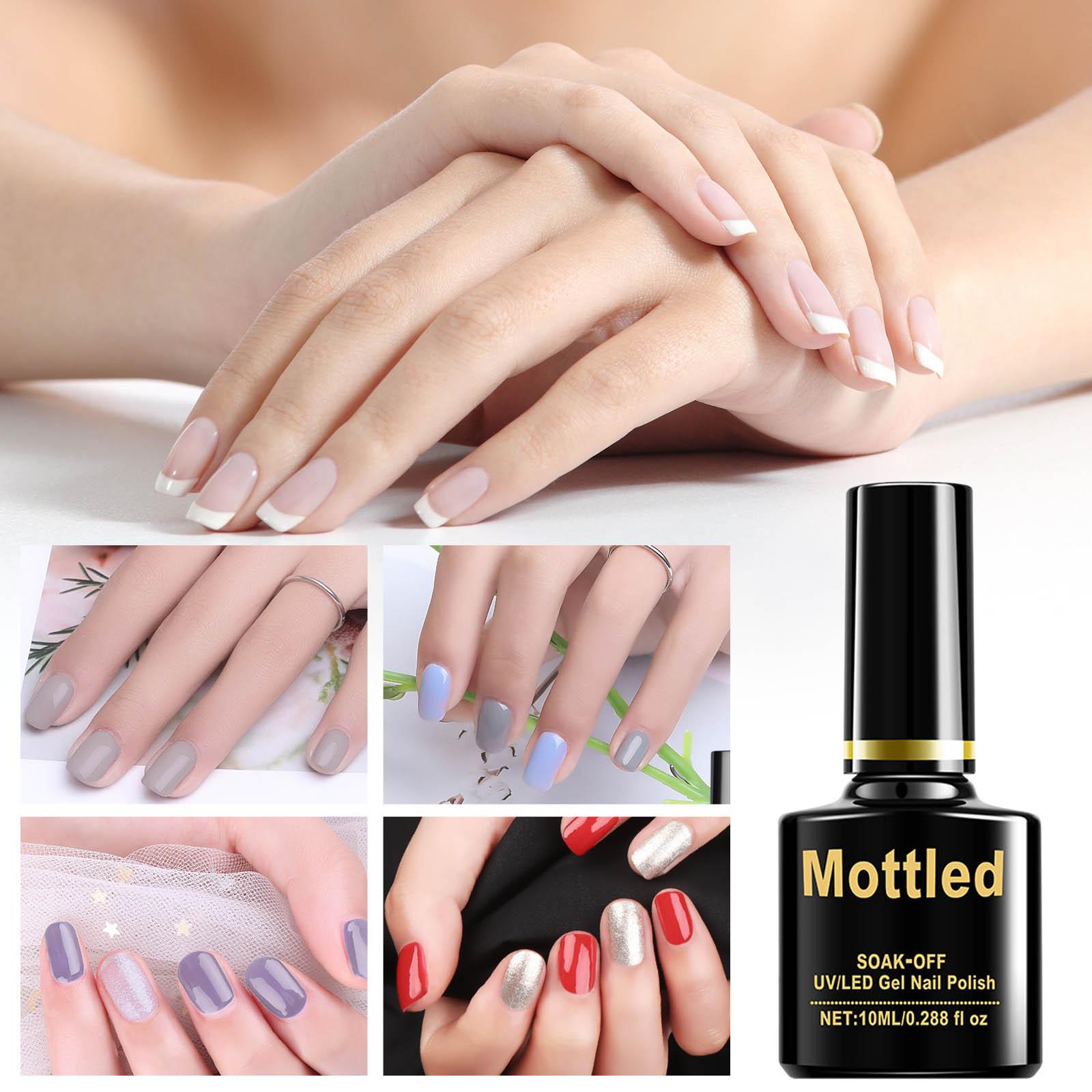 

3PCS / Set Gel Nail Polish Set Top Coat Multicolors Long Lasting Nail Polish Kit