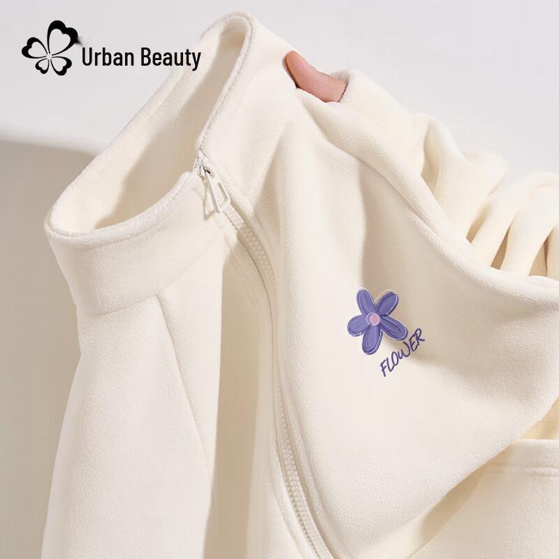 Urban Beauty Women's Fleece-Lined Stand Collar Jacket