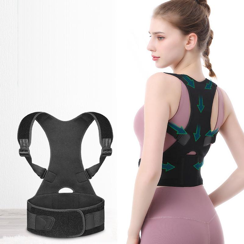 Adjustable Back Shoulder Posture Corrector Belt Clavicle Spine Support Reshape Your Body Home Office Sport Upper Back Neck Brace