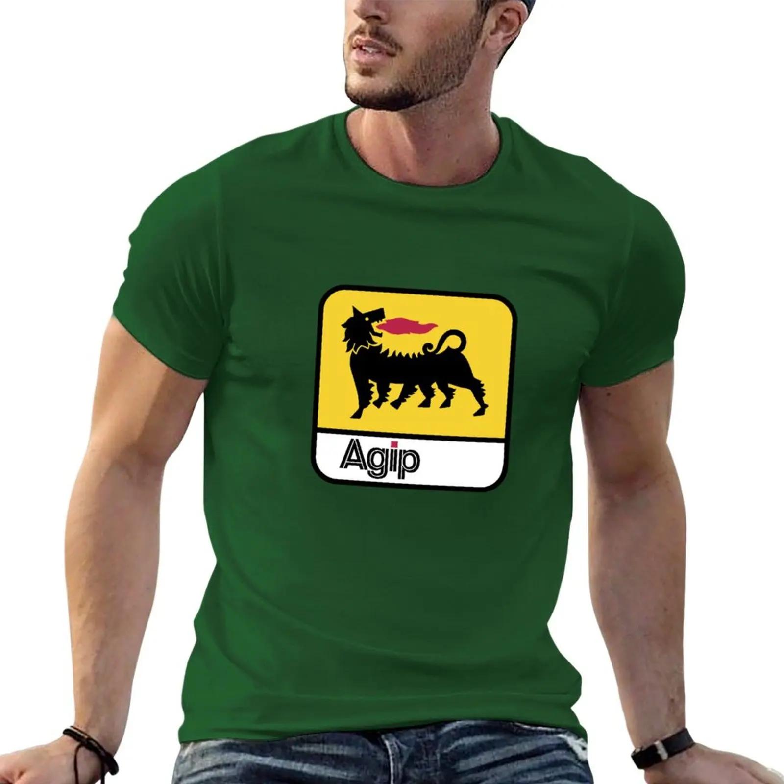 agip logo T-Shirt boys whites animal prinfor boys quick-drying Aesthetic clothing oversized t shirts for men 4XL