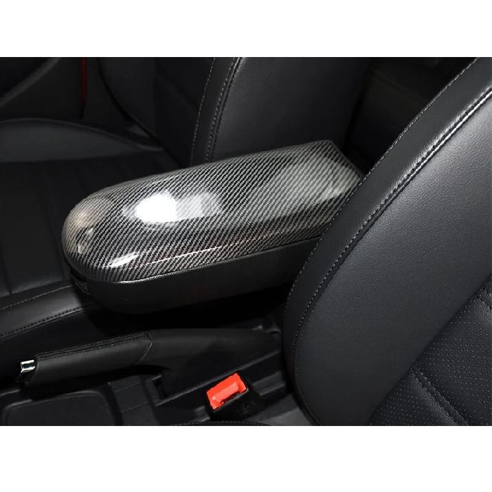 For VW Volkswagen Golf 4 Mk4 1998-2006 Car Styling Carbon fiber Center Console Tidying Armrest Box Panel Trim Auto Cover Sticker