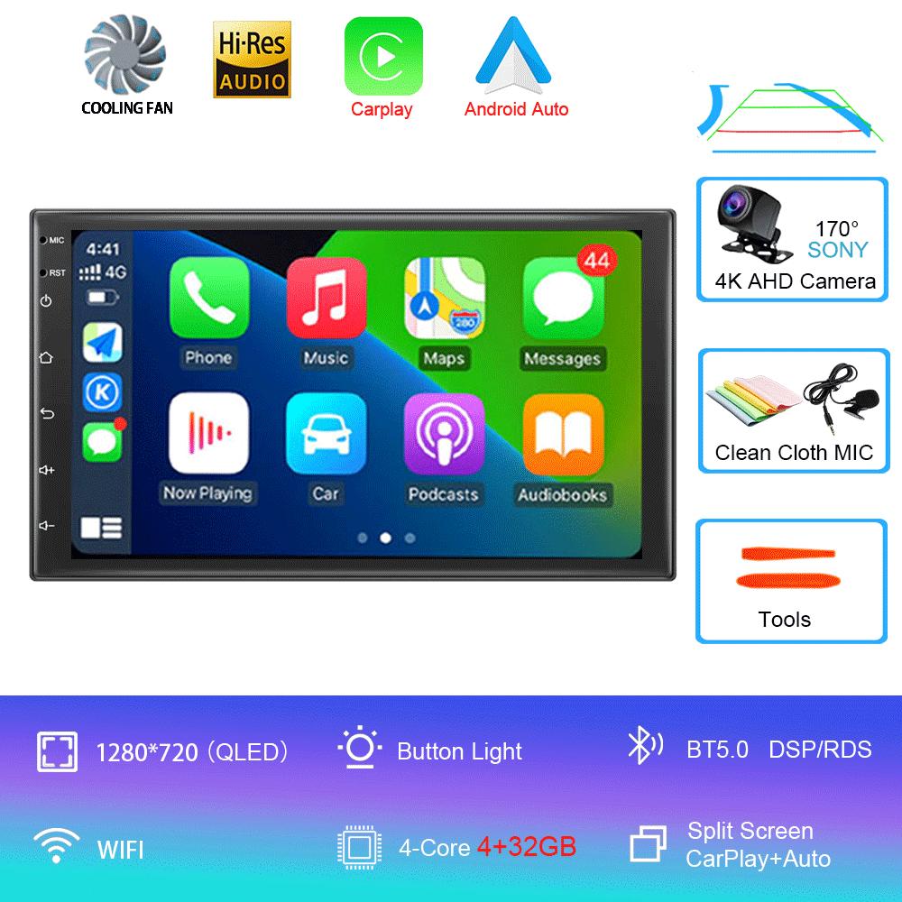 

Universal 7 Car Radio GPS 2 din Android 11 Auto Carplay For Volkswagen Nissan Hyundai Toyota Multimedia Player