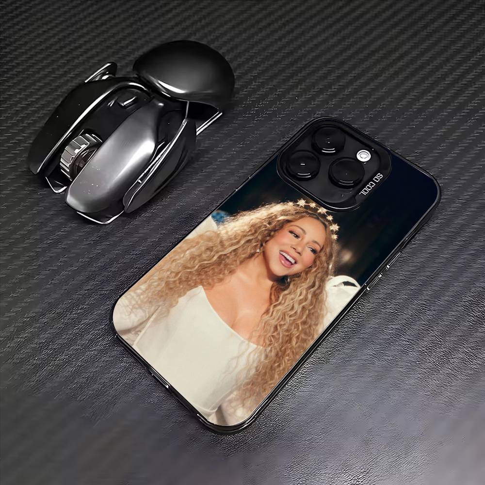 

M-Mariah carey wallpaper Phone Case For iPhone17,16,15,14,13,12,11 Plus,Pro Max Colored Silver Plated Inside Cover iPhone15pro