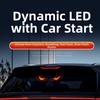 Gifts Wireless Solar LED Car Light Vibration Lights on Dynamic Display Devil Eyes Car Lights Suction Cup Car Warning Light Neon Lights 4