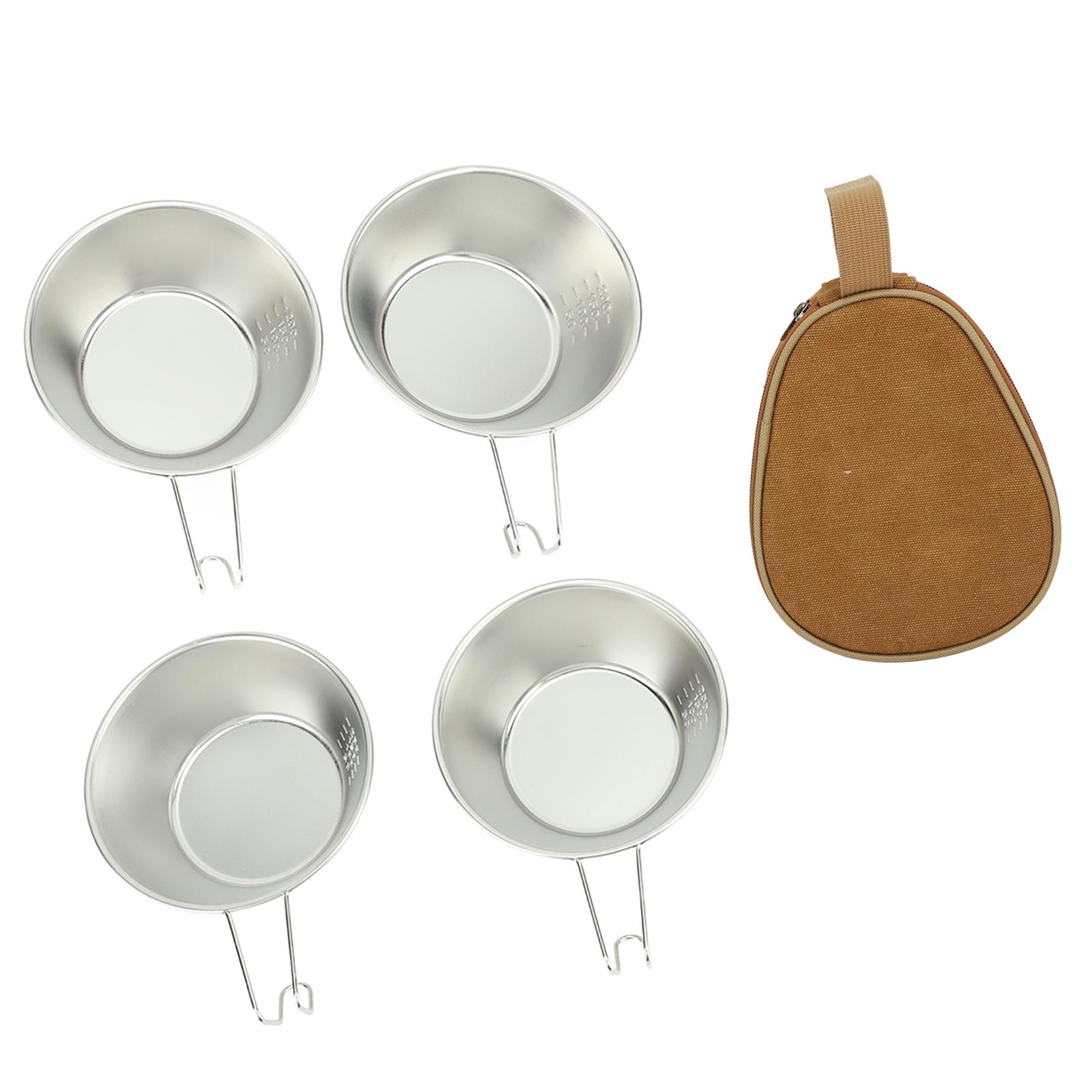 

Korean Traditional Rice Wine Bowls 304 Stainless Steel Hiking Soup Dish Bowl for Camping Backpacking Picnic Style 1 L