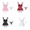 Ruffle Camisole Nightwear Transparent Mesh Nightdress Comfortable Lace Nightgown  Home