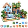 Magnetic Building Blocks Mine World Brick Cube Toys Set Stem Sensory Best Gift For Boy Girl Children Yi Lin 100Pcs