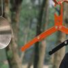 Clothes Hanger Multifunctional Aluminium Alloy Foldable Clothes Drying Rack for Outdoor Camping Travel