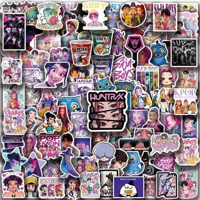 50/60/110 STÜCK HUNTR/X SAjA Jungen K-POP DÄMONENJÄGER Film RUMI Aufkleber Telefon Gitarre Laptop Notizbuch Koffer Wasserdichter Aufkleber