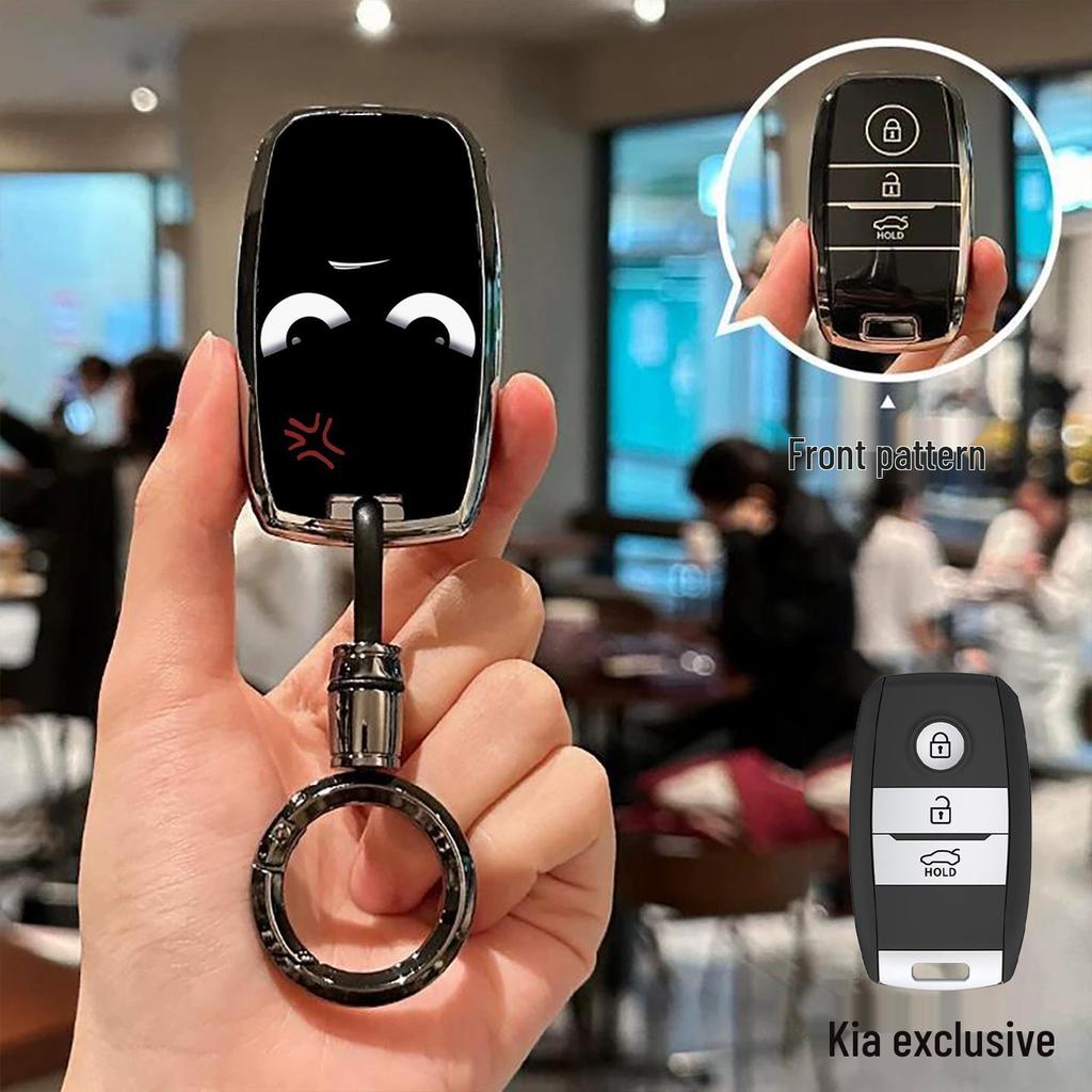 כיסוי מפתח קיה: מתאים ל-K5, K3, K4, Sportage, KX3, Sorento, KX5, Niro עם חבילת Kaizen וקונכייה עם אבזם צולב