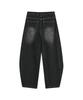 Depeugameoncheu Cat Blush Wide Pants [Black Denim]
