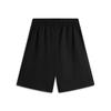 Li Ning Sports Fashion Series Solid Color Mid Waist Comfortable Breathable Versatile Sports Shorts Men Shorts Black AKSU589-2