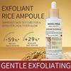 Peel Shot Glow Rice Peeling Ampoule White Rice Ampoule + Black Rice Ampoule Set, Soft Exfoliating Face & Body Scrub Dead Skin, Blackheads Remover for 