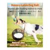 SCHITEC Dog Toy Ball with Sound [Set of 4, Baseball, Soccer, Volleyball, Basketball] Chew Toy, Toothpaste, Durable, Lack of Exercise, Stress Relief,