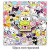 Sanrio Mixed Stickers: 50 Cute Japanese Manga Character Stickers for Car, Phone, and Planner
