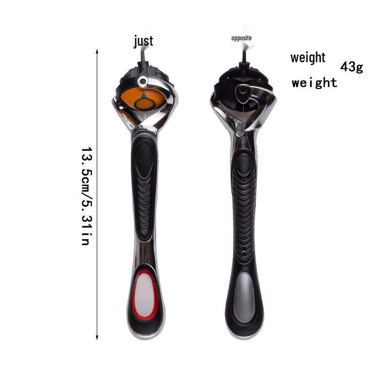 Five-Layer Manual Shaver Compatible with Gillette Stainless Blades - Exclusive Set