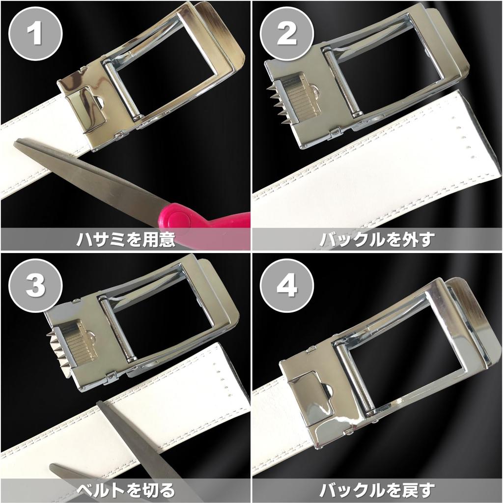 Greenie Auto-Lock Golf Belt for Men, PU Leather, 110cm, 120cm, 130cm, 38-Step Ratchet Mechanism, No Holes, 240904