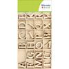 Wooden Alphabet Uppercase Letters (30 Mm) Tray