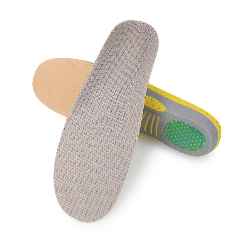 Mesh Sweat-absorbing Breathable Arch Sports Insole Men's and Women's Shock-absorbing Arch Support Insole Basketball Running Shoes Orthopedic Pad