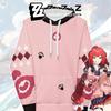 Ukinami Yuzuha Cosplay Hoodies Zenless Zone Zero Game 3D Printing Sweatshirts Long Sleeve Pocket Pullover Unisex Hoody