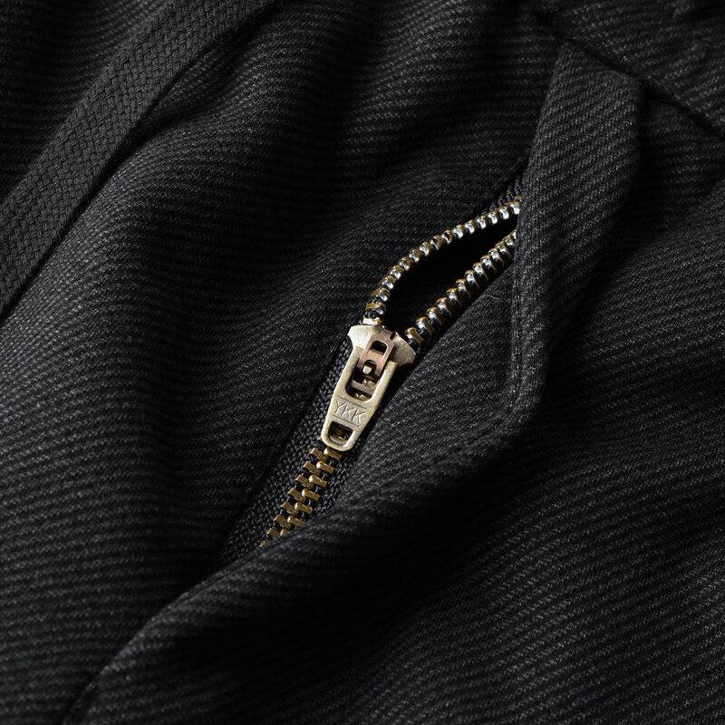 Pánské vlněné business casual kalhoty FIRS s rovnými nohavicemi