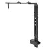 Fish Tank Light Stand Aluminum Alloy Adjustable Height High Stability Reptile Lamp Stand for Aquariums Black