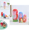 Cute Peppa Pig Matryoshka Doll Set 6 Layers Of Hand-painted Decoration