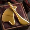 Natural Cow Horn Scraping Board Face Scraping Board Facial Beauty and Face Slimming Universal for The Whole Body