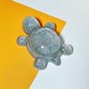 Flash Flowing Sand Candy Color Turtle Dolls Cute Turtle Small Ornament Cartoon Turtle Toy  Car Keys