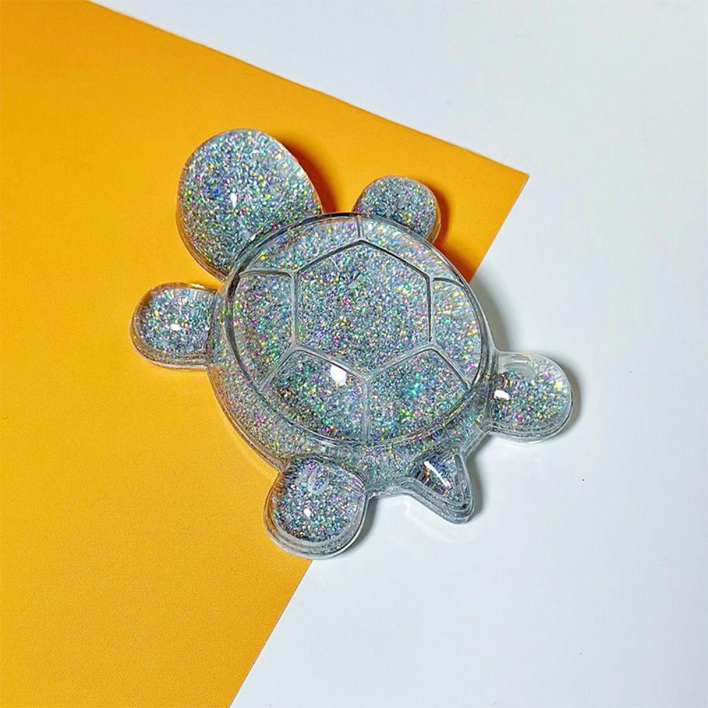 Flash Flowing Sand Candy Color Turtle Dolls Cute Turtle Small Ornament Cartoon Turtle Toy  Car Keys