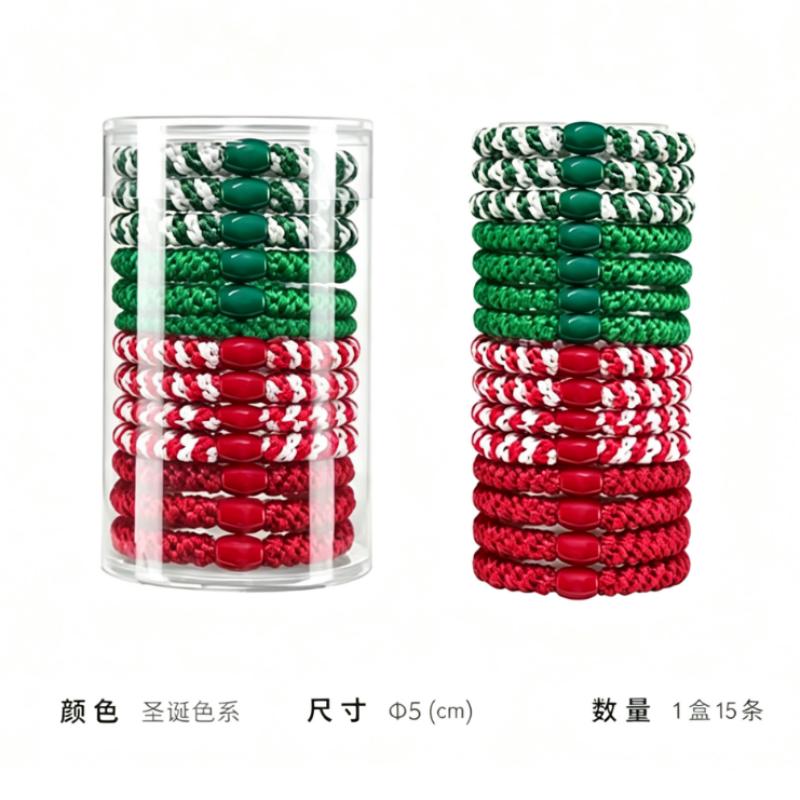 15pz Elastici per Capelli Alta Elasticità Stile Erling Haaland, Nuovi Colori Estivi Coordinati Accessori per Capelli Versatili Premium Porta Coda