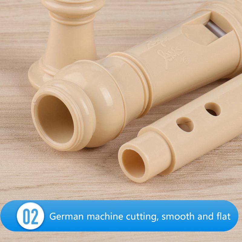 1 Stk. Professionelle Sopranblockflöte mit 6/8 Löchern, ABS, verstellbare Klarinette