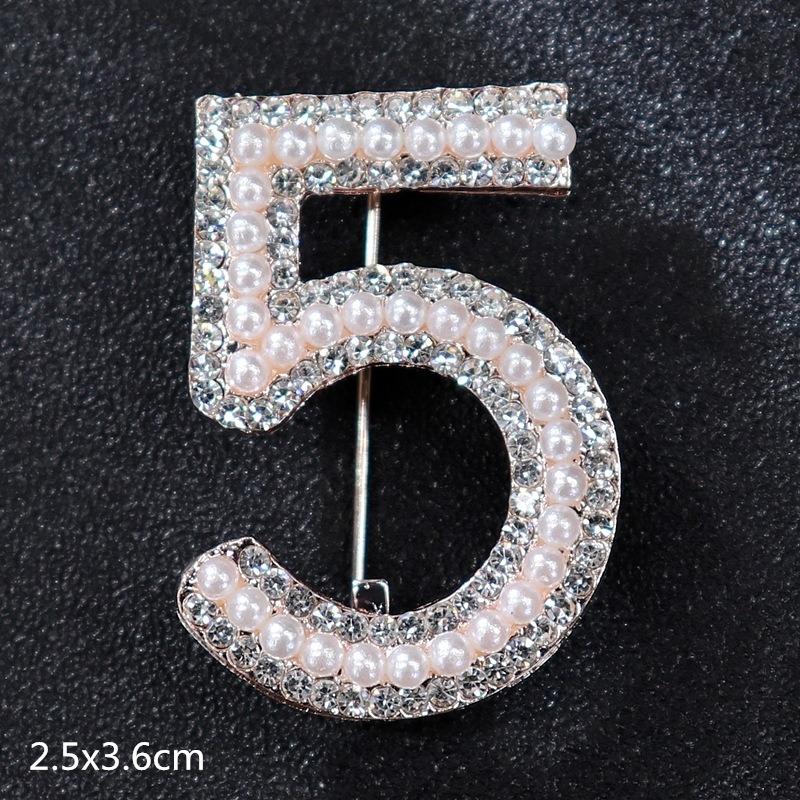 Genuine Professional Amasht Brooch Retro High-end Temperament Luxury Pearl Diamond Pin Women's Suit and Accessories