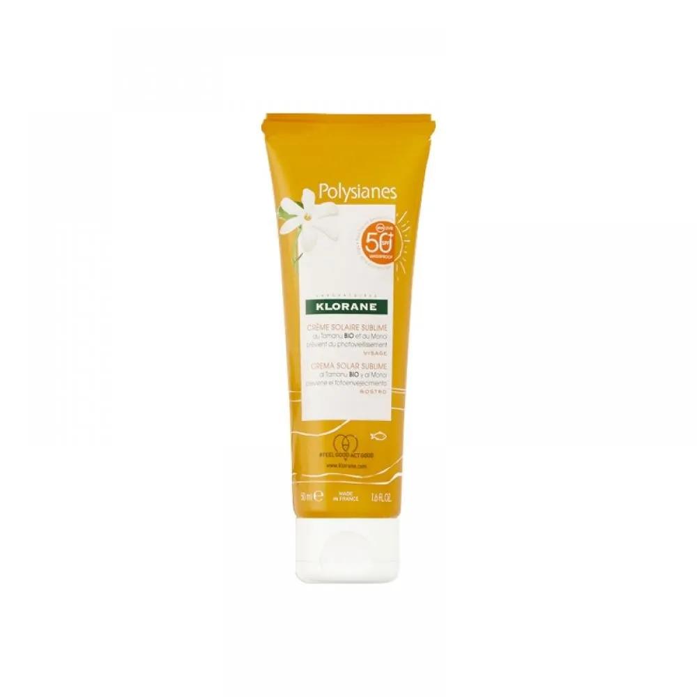 Klorane Polycyanes Sublime Sunscreen SPF 50 - 50ml