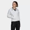adidas Women's Z.N.E. X 007 James Bond White Hooded Track Jacket GN6814